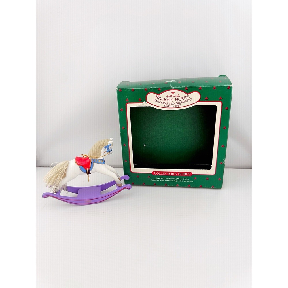 Hallmark Vintage 1987 Rocking Horse Ornament